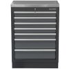 Dielenská skrinka s nerezovou pracovnou doskou | 7 šuplíkov | 680x465x950 mm Matabro SET-CA01063 SET-CA01063