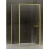 New Trendy Prime Light Gold sprchovací kút 100x100 cm obdĺžniková zlatá lesklé/priehľadné sklo K-1439