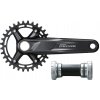 SHIMANO Stred Deore FC-M5100 170mm 32z. 10/11-k. čierny dvojdielny s ložiskami