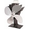 Ventilátor na kachle FLAMINGO štvorlopatkový MINI, strieborný FLHSF17-261
