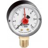 CALEFFI Manometer, stredová zadná prípojka 1/4