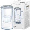 Aquaphor Sklenený filtračný džbán Aquaphor 2,5 l + 1 kazeta Maxfor+ Mg Sivá