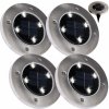 Masterled Sada 4x záhradná solárna lampa 4x LED 0,4W IP54