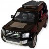 Land Rover Defender 110 1:24 kovový model so svetlom a zvukom Farba: Čierna Land Rover Defender 110 1:24 – Kovový model auta so svetlom a zvukom