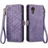 VSETKONAMOBIL 73151 GEOM Peňaženkové puzdro pre Samsung Galaxy Xcover 7 fialové