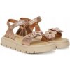 Primigi detské sandále z prírodnej kože, zlaté, veľkosť 34