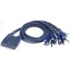 Aten CS-64US-AT KVM prepínač pre 4xPC s VGA a USB portami