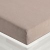 Froté napínacie prestieradlo FR-027 Sivohnedé 200 x 220 - výška 20 cm