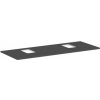 Hansgrohe Xelu Q doska pod umývadlo 136 x 55 cm diamantová matná sivá 54125910