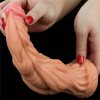LoveToy Dual Layered Platinum Silicone Nature Cock 9.5 Flesh