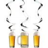 Závesné špirály Pivo Oktoberfest 80 x 13 cm 3 ks