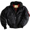 ALPHA INDUSTRIES Bunda MA-1 D-Tec - čierna, čierny golier (183110/515)