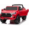 JOKO Elektrické autíčko TOYOTA Hillux 4x4, kožené sedadlo, penové kolesá, FM rádio, červené