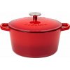 Gerlach Litinový hrnec s pokl. NATUR 21 cm 3 l červený 9954073