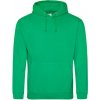Just Hoods Unisex mikina s kapucňou JH001 Kelly Green L