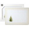 Sada 2 ks podložiek Classic Christmas Tree Gold, korok 40 x 29 cm - IHR