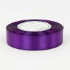 Stuha saténová - 32,9m (36 yardov) x 2,5 cm : tmavofialová