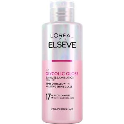 L'Oréal Paris Elseve Glycolic Gloss 5 Minute Lamination Obnovujúca starostlivosť pre lesklé vlasy 200 ml