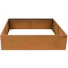 Vyvýšený záhon G21 132 x 32 x 132 cm, Corten