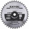 EXTOL PREMIUM Pílový kotúč s SK plátkami 350x3,5x30mm 40z, 8803251