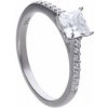 Diamonfire strieborný prsteň R3748