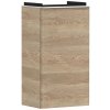 Hansgrohe Xelu Q Umývadlová skrinka, 63x34x27 cm, 1 dvierka, pánty vľavo, prírodný dub/matná biela 54013700-HG