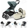 Set 5v1 Thule Urban Glide 4-wheel Mid blue 2024 + vanička Soft beige + pláštenky + ochranná sieť