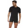 Pánske tričko Authentic 202 NEW čierna - CORNETTE-ihneď