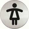 Informačný piktogram, samolepiaci, DURABLE Dámske WC