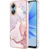 Akrylový kryt Marble Dual na Oppo A17 - Rose Gold 005