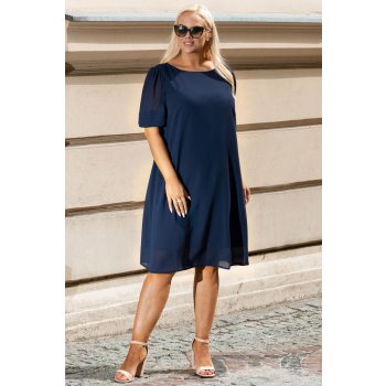 Karko Woman's Dress SC126 Navy Blue