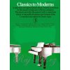 Classics to Moderns 3 green book / 21 jednoduchých skladieb pre klavír 3+
