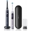 Oral-B iO9 elektrická zubná kefka DUO Black Onyx & Rose Quartz 2 ks