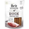 Brit maškrty Jerky Duck Protein Bar 80 g