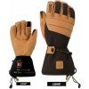 Vyhrievané rukavice LENZ Heat Glove 9.0 Finger Cap Men Čierna / hnedá M - Novinka