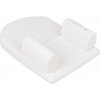 KikkaBoo Polohovacia Podložka Z Pamäťovej Peny Klinová Airknit White