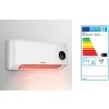 BEWELLO Nástenný ohrievač - 1000/2000W - LED displej - 230V - biela