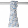 Kikko BMB Bambusová osuška 90x100 Scandinavian Baby Blue Chevron