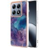 VSETKONAMOBIL 94120 IMD MARBLE Ochranný kryt pre Xiaomi 14T Pro PURPLE