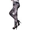 Yakuza Snake Leggings LEB 7140 black legíny Farba: čierna, Veľkosti dámske: XXS