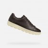 Dark brown men's sneakers Geox Spherica ECUB-1 - Men's hnedá | krémová 42 GEOX 8058192408212