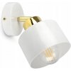 LUXOLAR Nástenné svietidlo White Gold – elegantná kombinácia bielej a zlatej