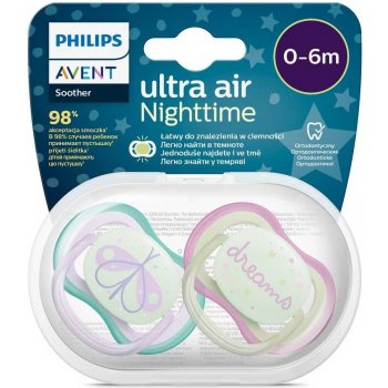 Philips Avent ultra air nočný dievča 2 ks