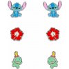 Disney Set náušníc pre dievčatá Lilo & Stitch SF00468SL.PA (3 páry náušníc)
