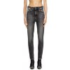 DŽÍNSY DIESEL 1984 SLANDY-HIGH TROUSERS BLACK