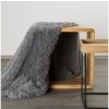 Jemná chlpatá deka s vysokým vlasom - Tifany, svetlošedá 70 x 160 cm, ZA-438730