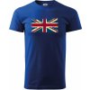 Britská vlajka stará - Tričko extra veľké (5-8XL) - 5XL ( Kráľovská modrá )