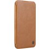 Etui Nillkin Qin Prop Leather iPhone 16 (brązowy)