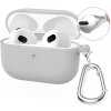 Silikónové puzdro Enkay Hook case sivé – Apple AirPods 4