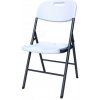 Cateringová skladacia stolička - 87 x 53 x 46 cm, biela